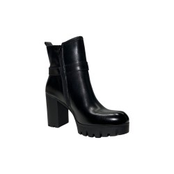 Keys K-10163 stivaletti donna in pelle nero 2
