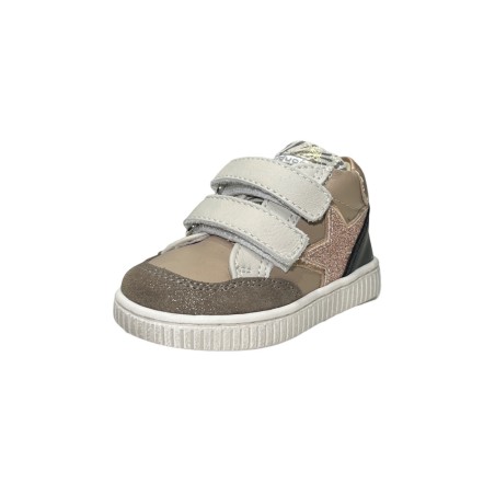 Balducci CSP5800B sneakers bambina in pelle color fango multicolor