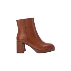 Carmela 161846 stivaletti donna in pelle camel
