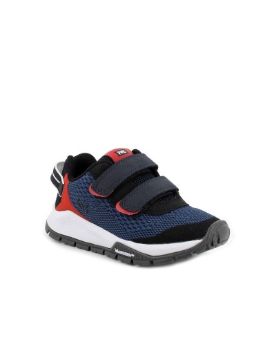 PRIMIGI 3922722 sneakers kids in tessuto blu Primigi - 1 Primigi kids scarpe con strappi in tessuto navy rosso 