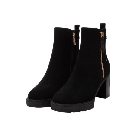 Carmela 161858 stivaletti donna in camoscio nero