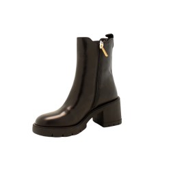 Carmela 161902 stivaletti donna in pelle nero 2