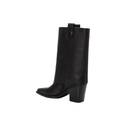 Carmela 161877 stivaletti donna in pelle nero 2