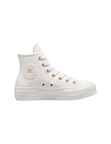 CONVERSE All Star CTAS Lift Hi A03719C sneakers donna in pelle bianco Converse - 1 Converse All Star CTAS Lift Hi A03719C scarpe