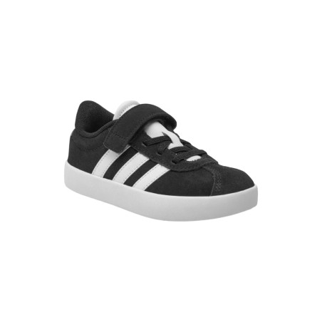 Adidas VL Court 3.0 EL C ID9148 sneakers bambino in camoscio nero