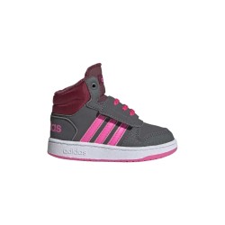 Adidas Hoops Mid 2.0 I GZ7798 sneakers sportive bambina in similpelle