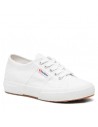 SUPERGA 2750 COTU CLASSIC sneakers basse unisex in tela bianco Superga - 1 Superga scarpe sportive telate bianche unisex 