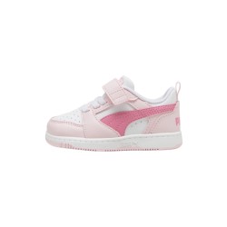 Puma Rebound v6 Lo AC+Inf 397420 08 sneakers bambina in similpelle rosa 2