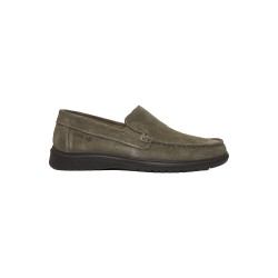 Enval Soft 7716044 mocassini uomo in camoscio tortora