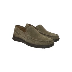 Enval Soft 7716044 mocassini uomo in camoscio tortora 2
