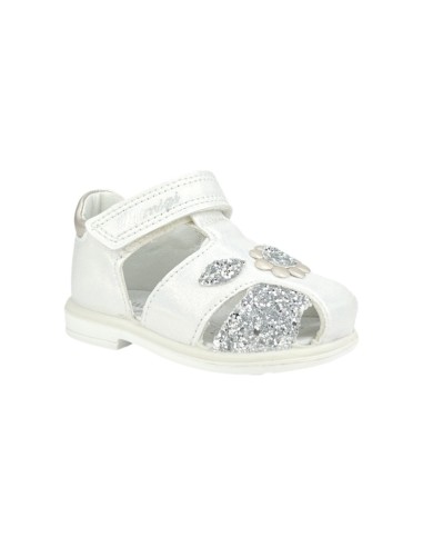 PRIMIGI 3859111 sandali bambina primi passi in pelle glitter bianco Primigi - 1 Primigi sandaletti bambina modello ragnetto in n