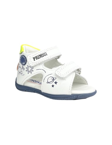 PRIMIGI 3910111 sandali bambino primi passi in pelle bianco Primigi - 1 Primigi sandaletti estivi bambino in nappa bianco con ch