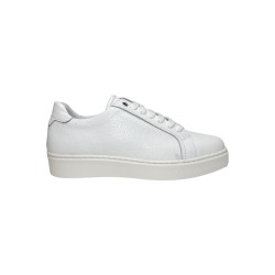 Exton 830 sneakers uomo in pelle bottolato bianco