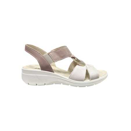 Enval Soft 7776733 sandali donna in pelle beige oro