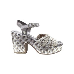 Carmela 162224 sandali donna in pelle piombo