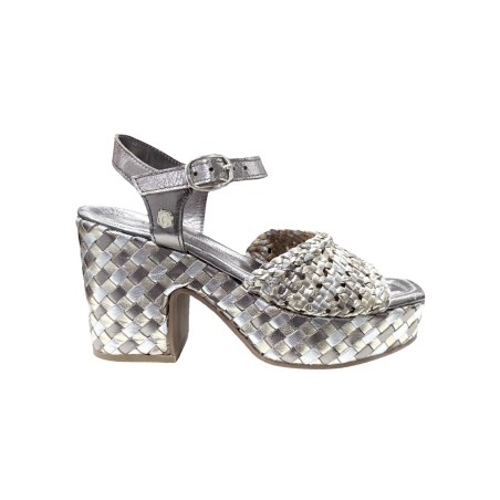 Carmela 162224 sandali donna in pelle piombo