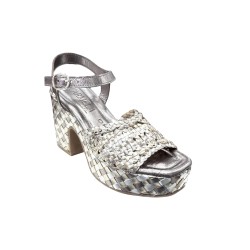 Carmela 162224 sandali donna in pelle piombo 2
