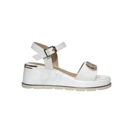 Keys K-11001 sandali donna in pelle bianco