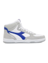 DIADORA RAPTOR HIGH SL sneakers uomo in ecopelle camoscio bianco e blu elettrico Diadora - 1 DIADORA RAPTOR HIGH SL sneakers alt