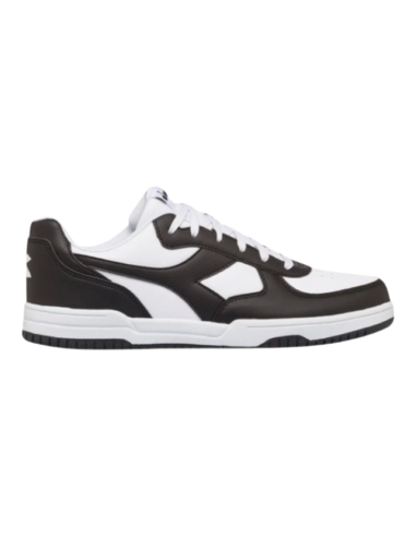 DIADORA RAPTOR LOW 101.177704 01 C1380 sneakers uomo in ecopelle bianco e nero Diadora - 1 DIADORA RAPTOR LOW UOMO sneakers spor