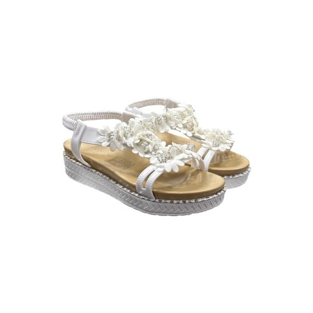 Solo Soprani Beach SSW519N36 sandali mare donna gommati bianchi