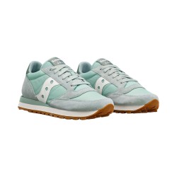 Saucony Jazz Original S1044-689 sneakers donna in camoscio e tessuto color menta 2