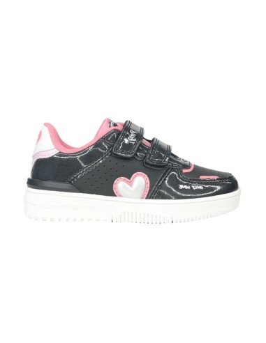 PRIMIGI 4962011 sneakers kids in vernice nero Primigi - 1 PRIMIGI KIDS SCARPE CON STRAPPI IN VERNICE NERO ROSA 