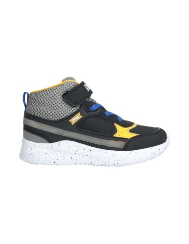 PRIMIGI 4969122 sneakers alte kids in ecopelle nero Primigi - 1 PRIMIGI KIDS SCARPE CON LUCI PRIMIGI CON STRAPPO IN NAPPA NERO 