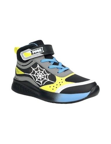 Primigi 4969211 sneakers bambino in ecopelle nero e giallo Primigi - 2 Primigi Kids scarpe bambino con luci con chiusura velcro 