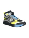 PRIMIGI 4969211 sneakers kids in ecopelle nero e giallo Primigi - 2 PRIMIGI KIDS SCARPE CON LUCI PRIMIGI NAPPA NERO E GIALLO 