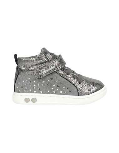 Primigi 4902211 sneakers bambina primi passi in camoscio grigio Primigi - 1 Primigi scarpe alte bambina in pelle con chiusura ve