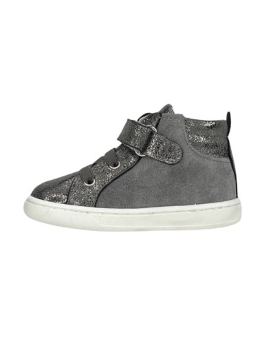 Primigi 4902211 sneakers bambina primi passi in camoscio grigio Primigi - 2 Primigi scarpe alte bambina in pelle con chiusura ve