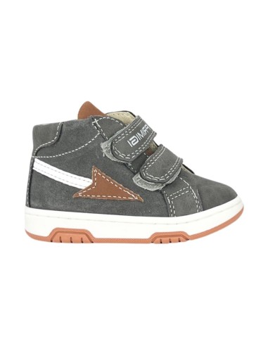 Primigi 4902911 sneakers bambino in pelle grigio Primigi - 1 Primigi scarpe alte bambino in camoscio con chiusura velcro 