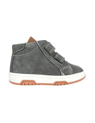 Primigi 4902911 sneakers bambino in pelle grigio Primigi - 2 Primigi scarpe alte bambino in camoscio con chiusura velcro 