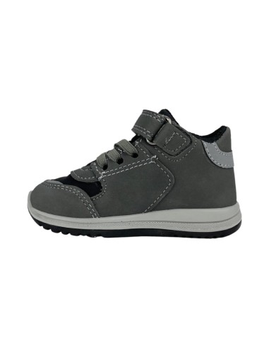 PRIMIGI 4854700 sneakers bambino primi passi in nabuk grigio Primigi - 2 Primigi scarpe alte bambino con apertura a strappo in p