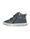 PRIMIGI 4910333 sneakers bambino primi passi in pelle blu Primigi - 2 PRIMIGI BAMBINO SCARPE CON LACCI E CERNIERA IN NAPPA BLU 