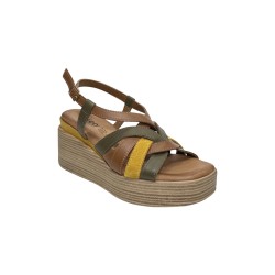 Igi&Co 7689522 sandali donna in pelle cuoio multicolor 2