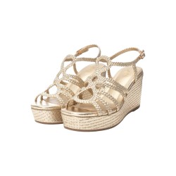 Xti 144056 sandali donna in similpelle oro 2