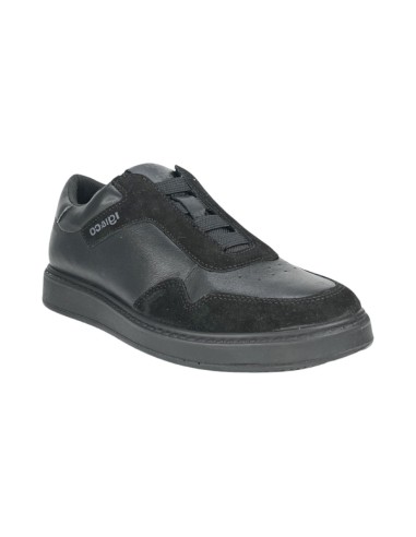 Igi&Co 4632600 slip on uomo in pelle e camoscio nero Igi&Co - 2 Igi&amp;co scarpe uomo in pelle e camoscio nero con chiusura ela