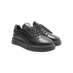 Exton 990 sneakers uomo in pelle nero
