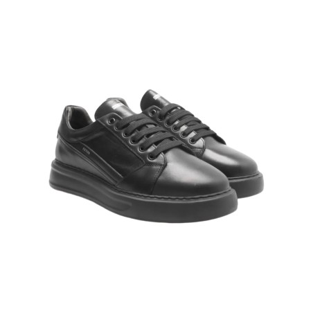 Exton 990 sneakers uomo in pelle nero
