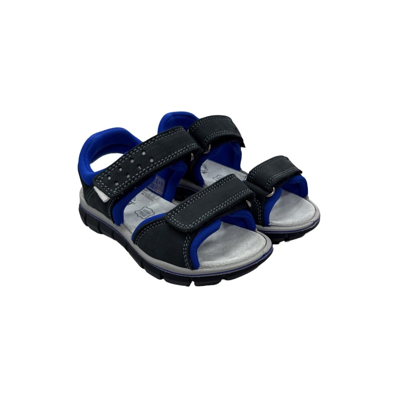 Primigi 7895122 sandali bambino in pelle nabuk blu