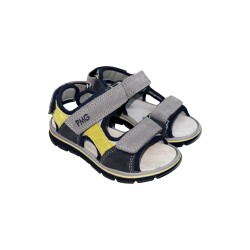 Primigi 7895211 sandali bambino in camoscio grigio/navy