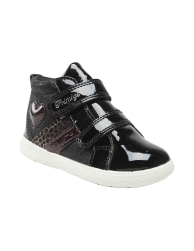 PRIMIGI 2855322 sneakers bambina in vernice nero Primigi - 1 Primigi scarpe bambina primi passi con apertura a strappo in vernic