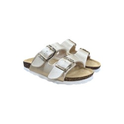 Bionatura 22B1000-B-PERBEI sandali bambina in pelle beige perlato