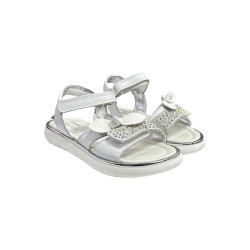 Primigi 7936811 sandali bambina in camoscio bianco