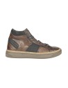 EXTON 876 sneakers uomo in pelle testa di moro Exton - 1 Exton scarpe uomo in vera pelle con chiusura lacci 