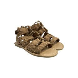 Primigi 7937711 sandali bambina in camoscio cognac