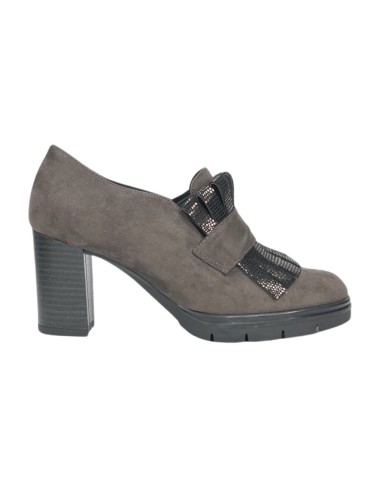 COMART 484367 tronchetti donna con tacco in camoscio caffe' Comart - 1 COMART scarpe con tacco a blocco alto 7 cm in camoscio ca