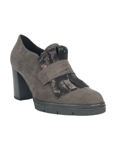 Comart 484367 tronchetti donna in camoscio caffe' Comart - 2 Comart scarpe con tacco a blocco alto 7 cm in camoscio caffe' 